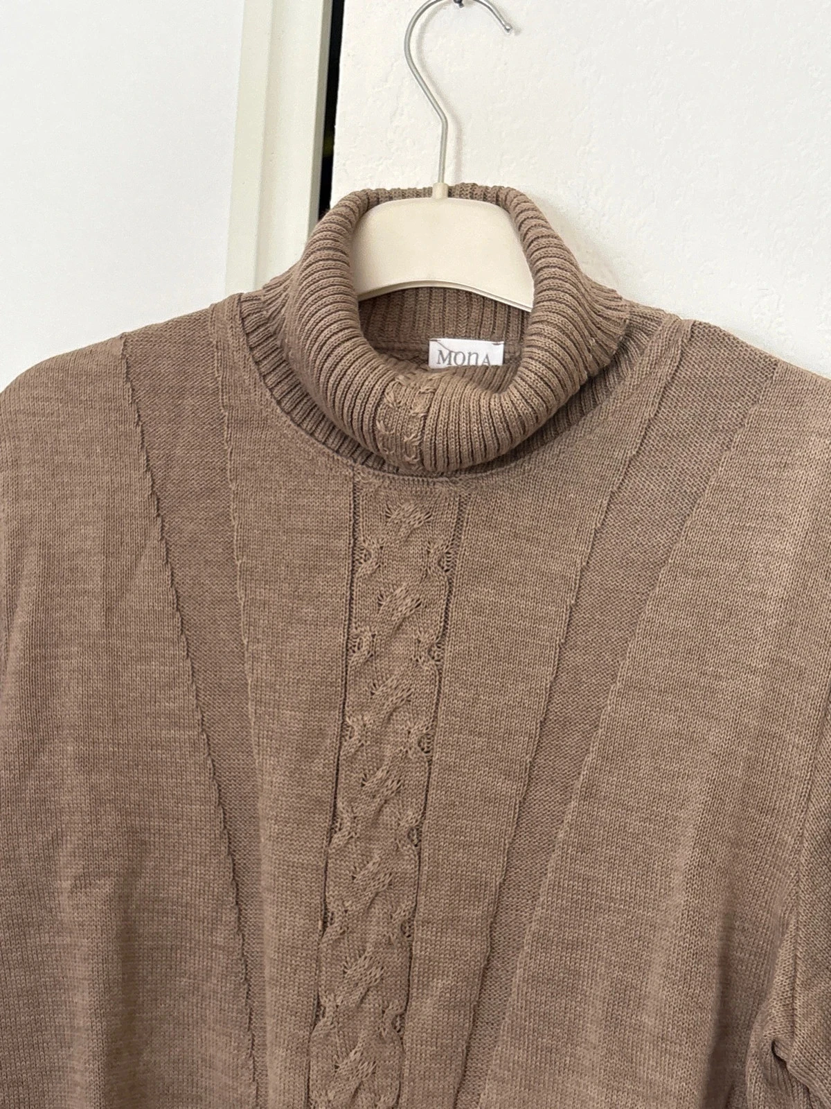 Suéter de cuello redondo marrón talla 44 Mona – photo 3